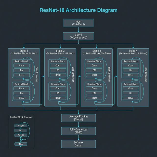 ResNet-18 Architecture